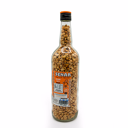 Cacahuètes salées grillées au feu de bois - Bouteille - 650g
