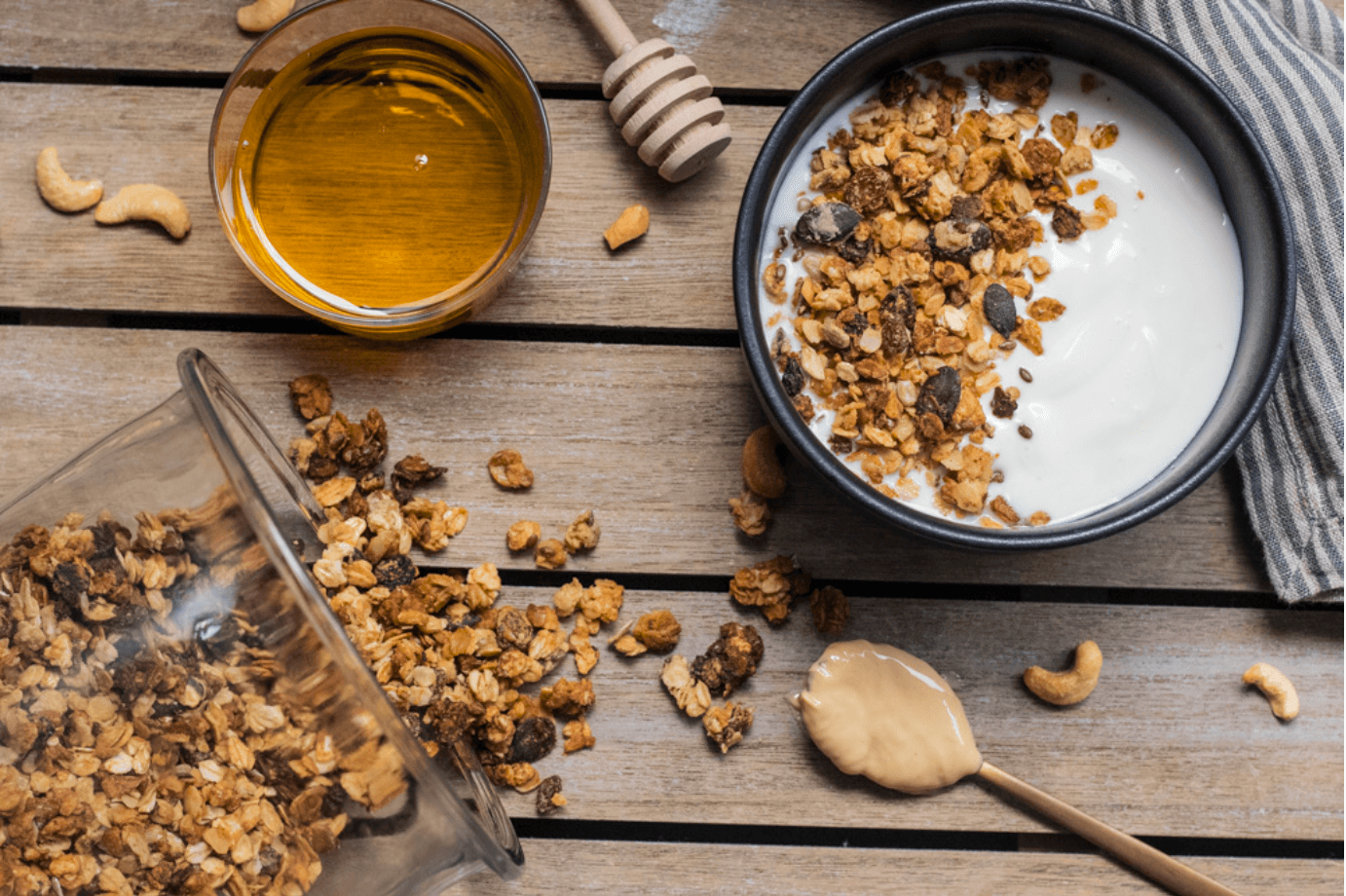 Recette granola au beurre de cajou